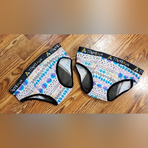 Tony & Ava Incontinence Panties Tween Bikini Briefs Pull Ups 2-Pack Size S - Picture 2 of 9